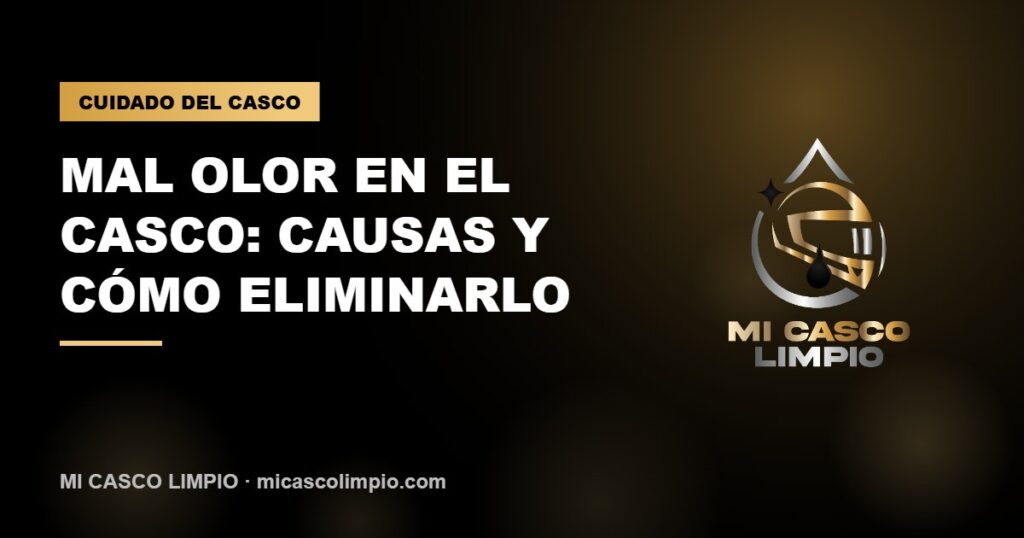 Cómo eliminar el mal olor del casco de moto - Mi Casco Limpio